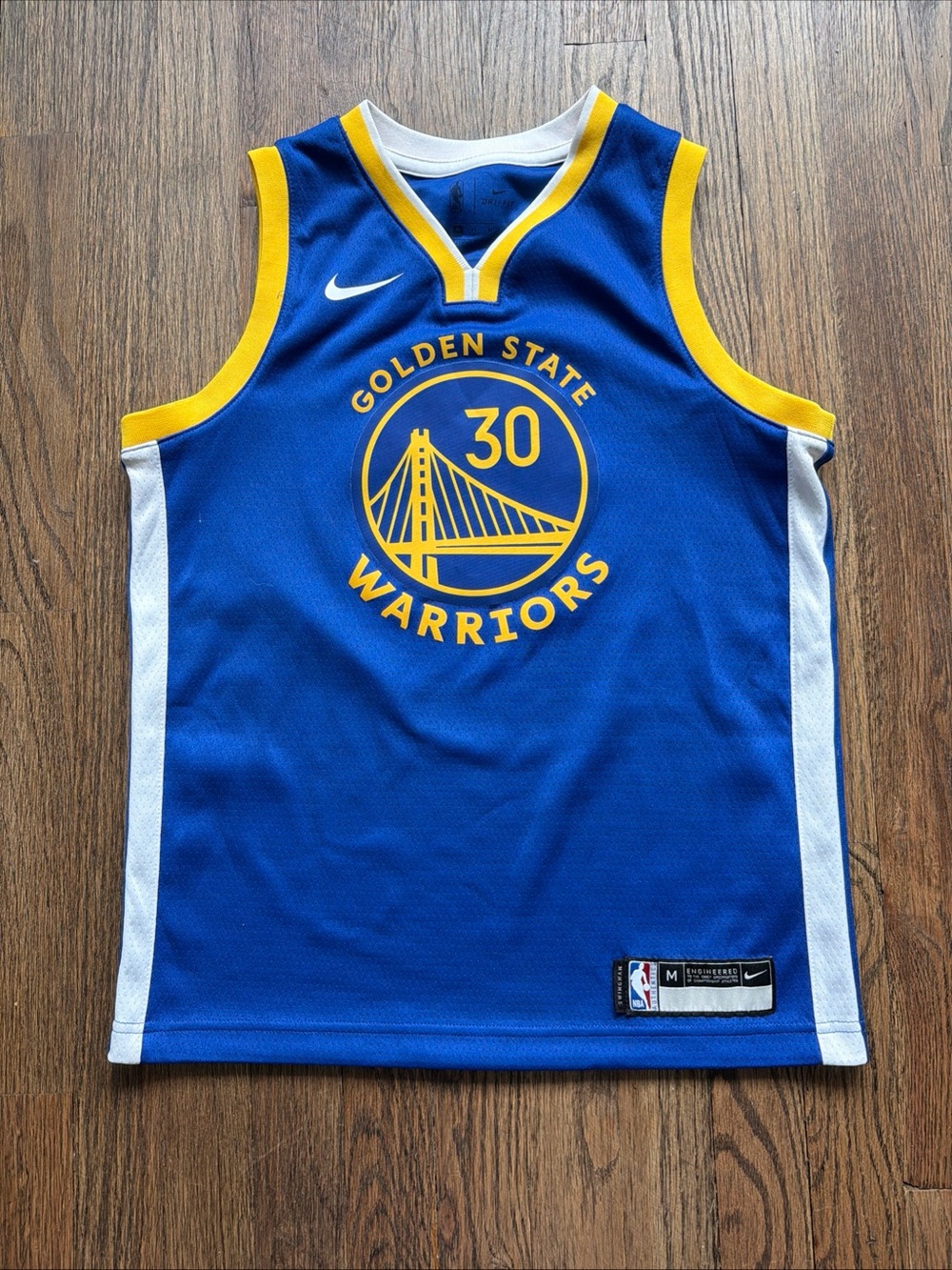 Steph Curry Nike Golden State Warriors Blue Youth Basketball Jersey